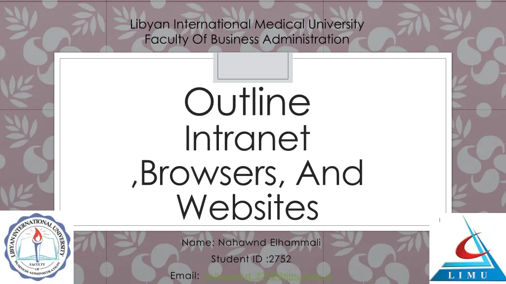 libyan international medical university faculty n.w