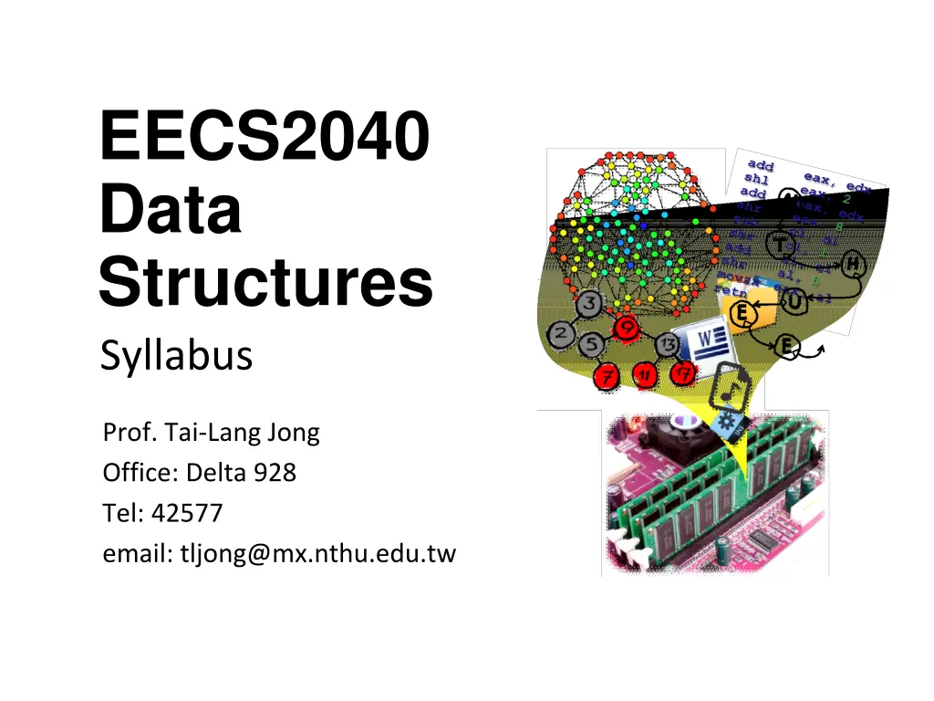 eecs2040 data structures syllabus n.w