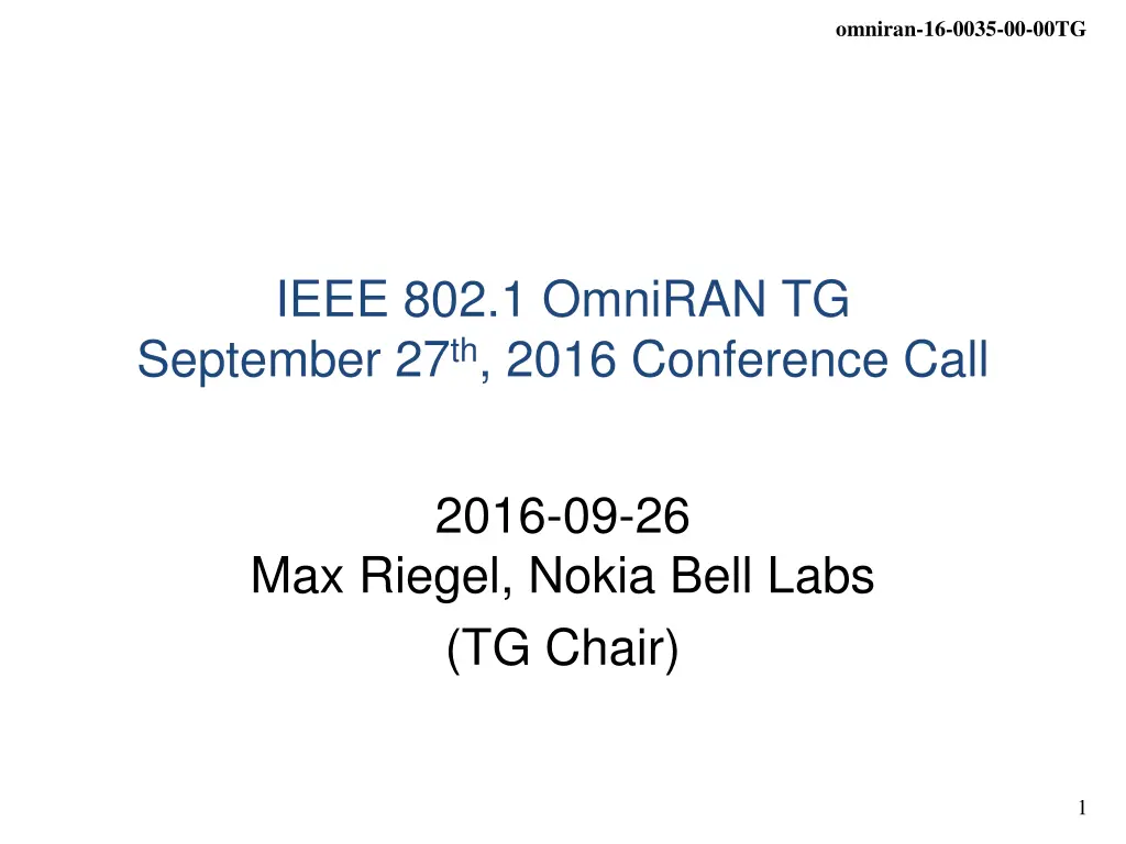 omniran 16 0035 00 00tg n.w