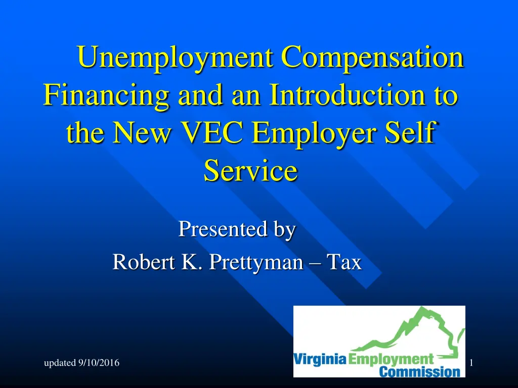 unemployment compensation financing n.w