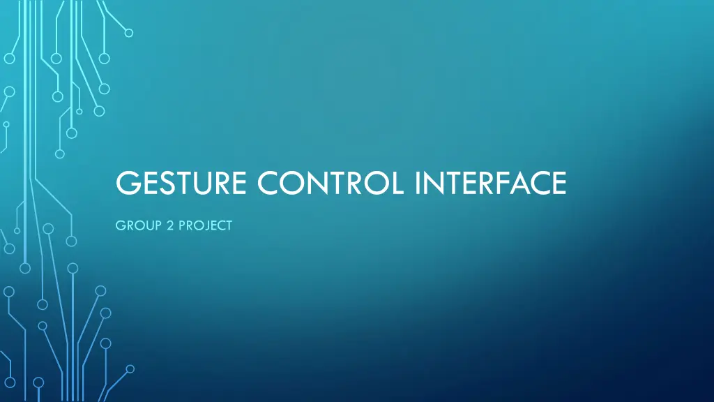 gesture control interface n.w