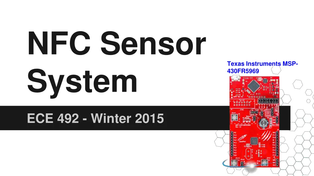 nfc sensor system n.w