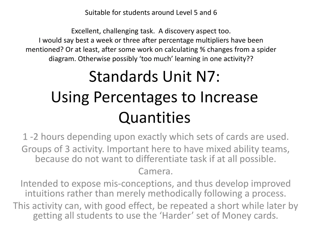 suitable for students around level 5 and 6 n.w