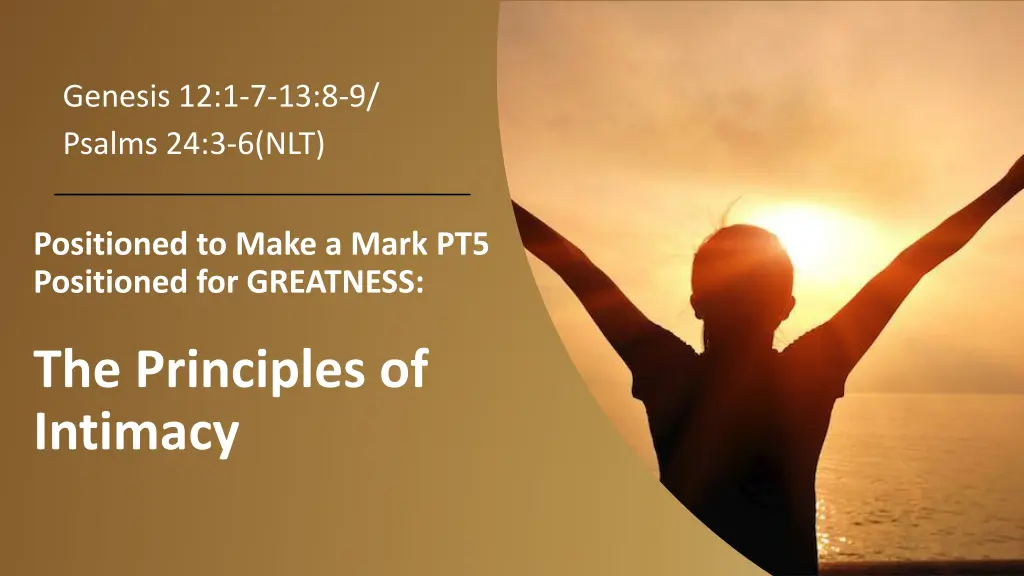 genesis 12 1 7 13 8 9 psalms 24 3 6 nlt n.w