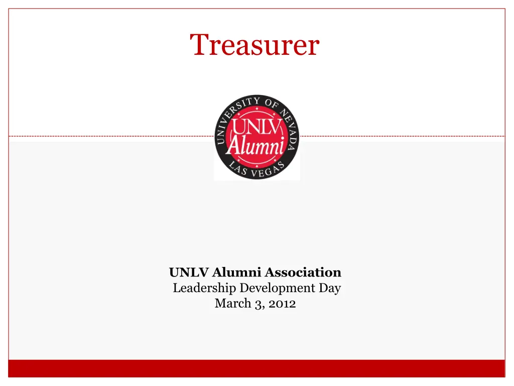 treasurer n.w