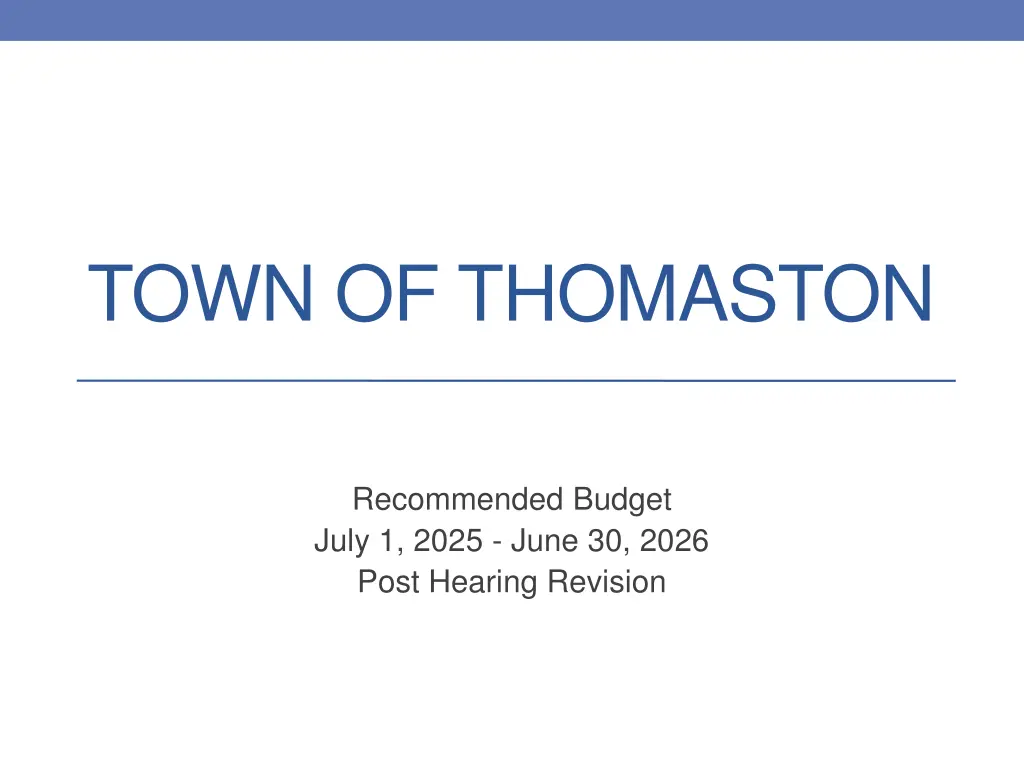 town of thomaston n.w