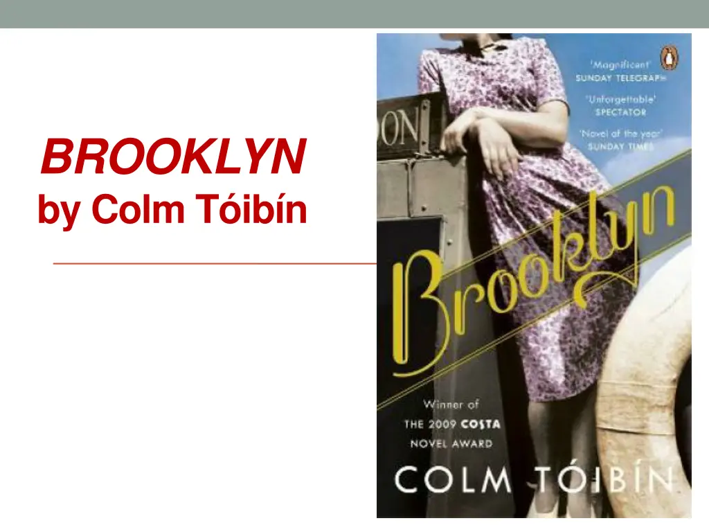 brooklyn by colm t ib n n.w