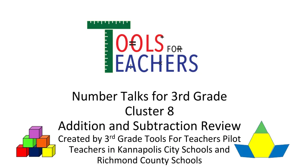 number talks for 3rd grade cluster 8 addition n.w