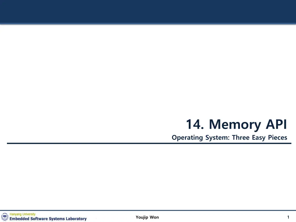 14 memory api operating system three easy pieces n.w