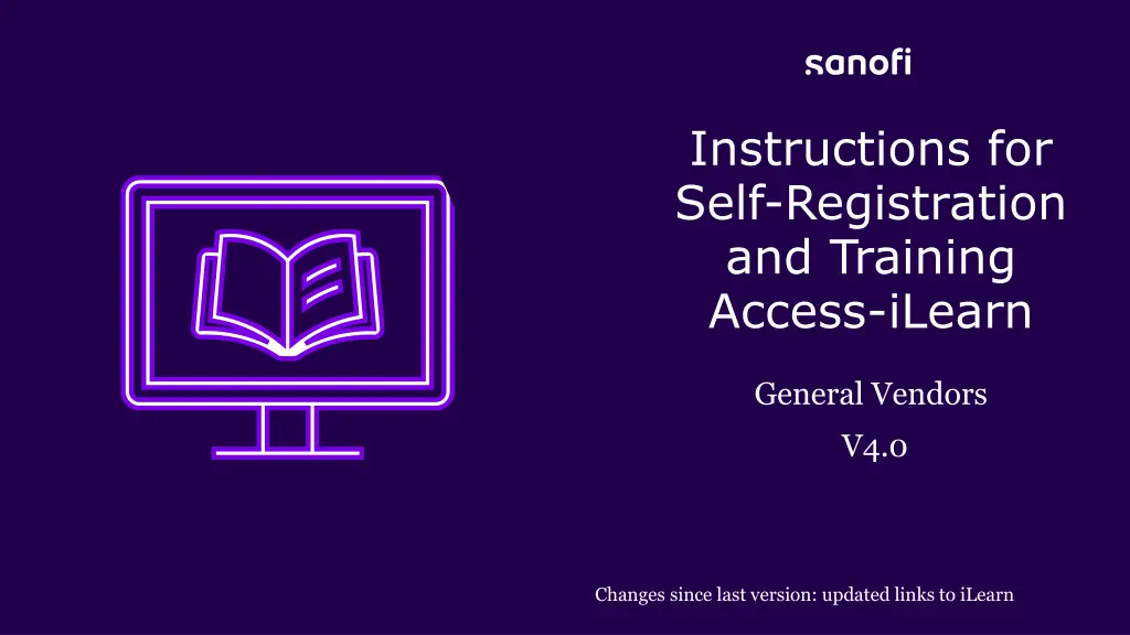 instructions for self registration and training n.w