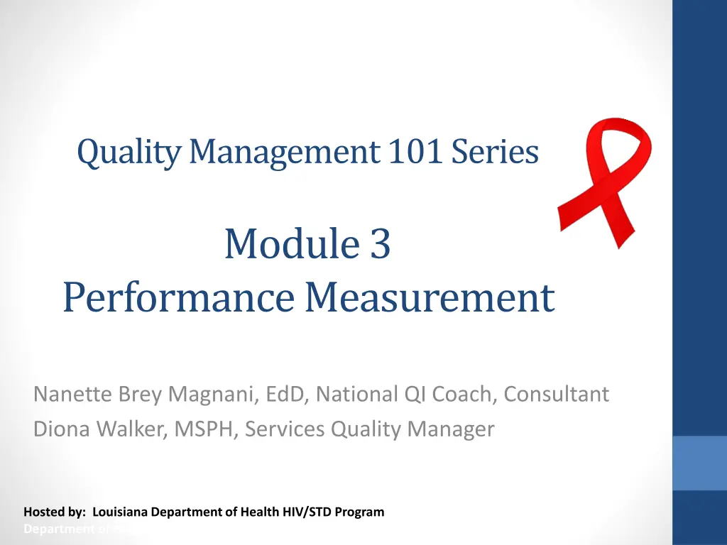 quality management 101 series n.w