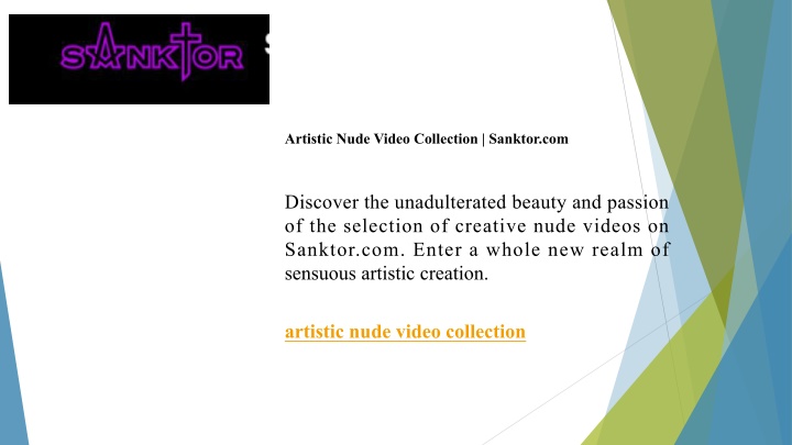 artistic nude video collection sanktor com n.w