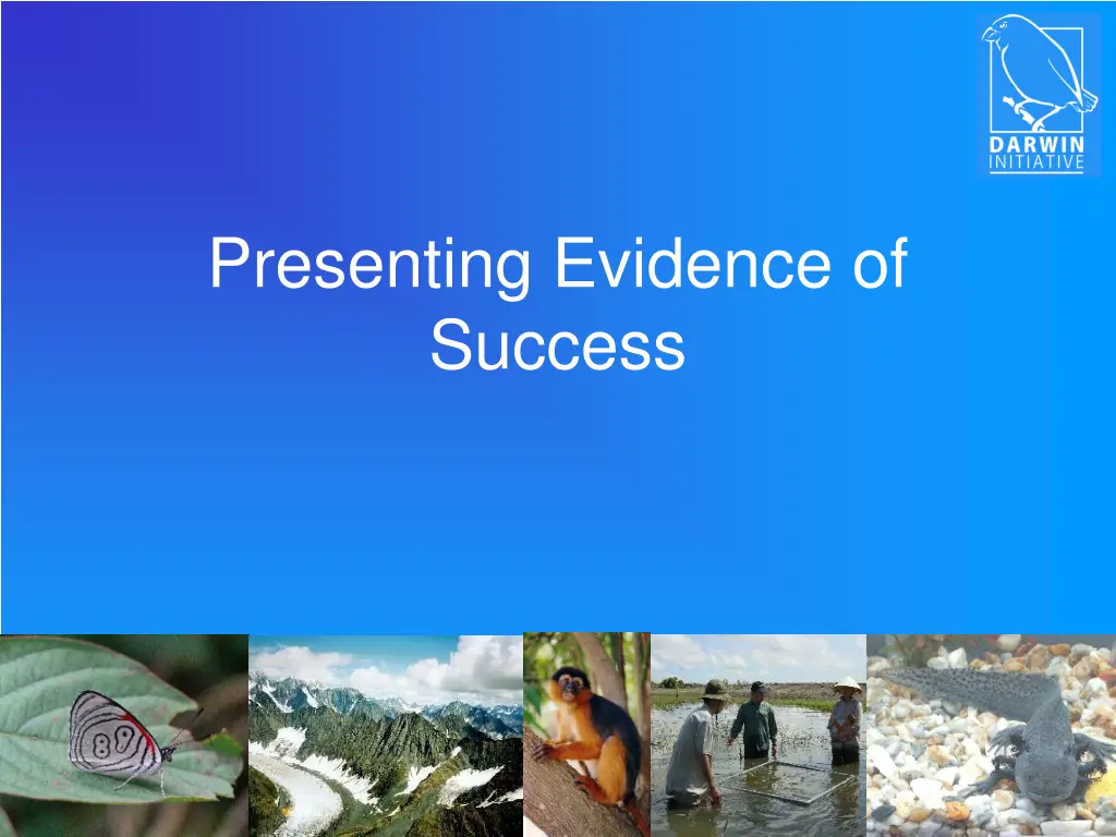 presenting evidence of success n.w