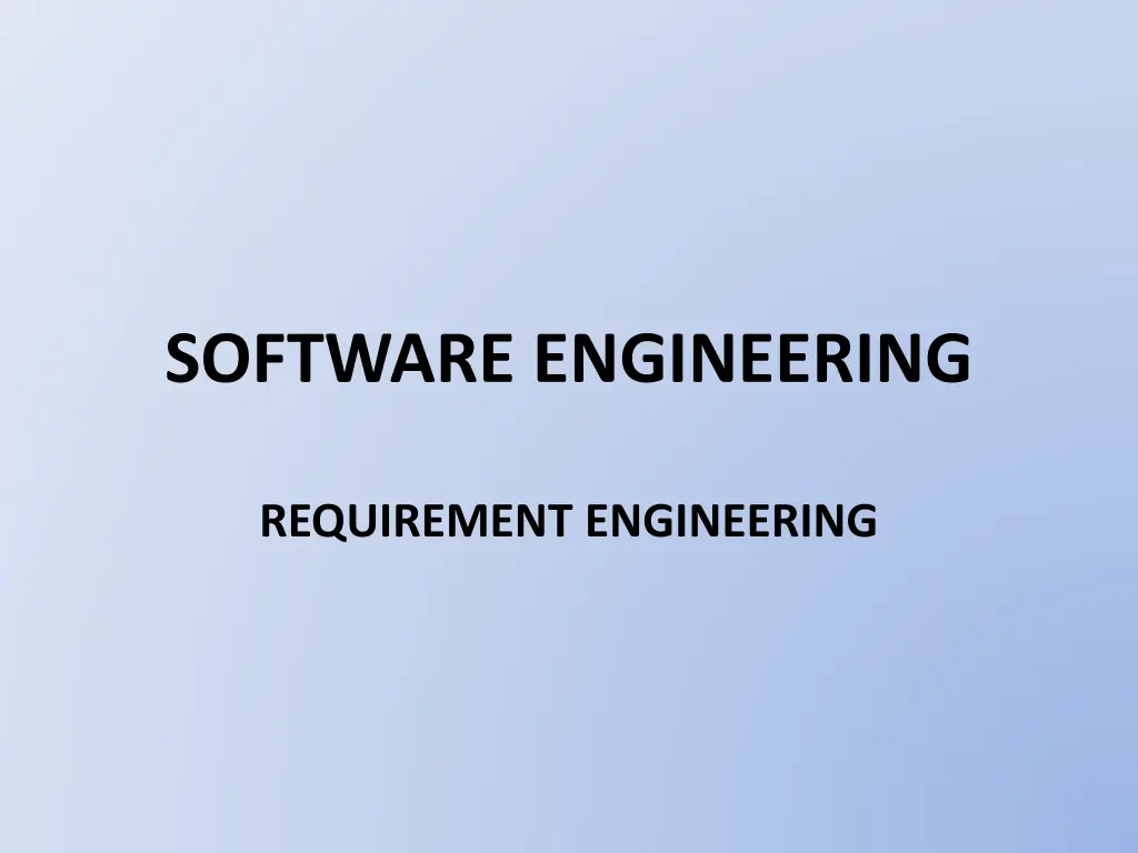 software engineering n.w
