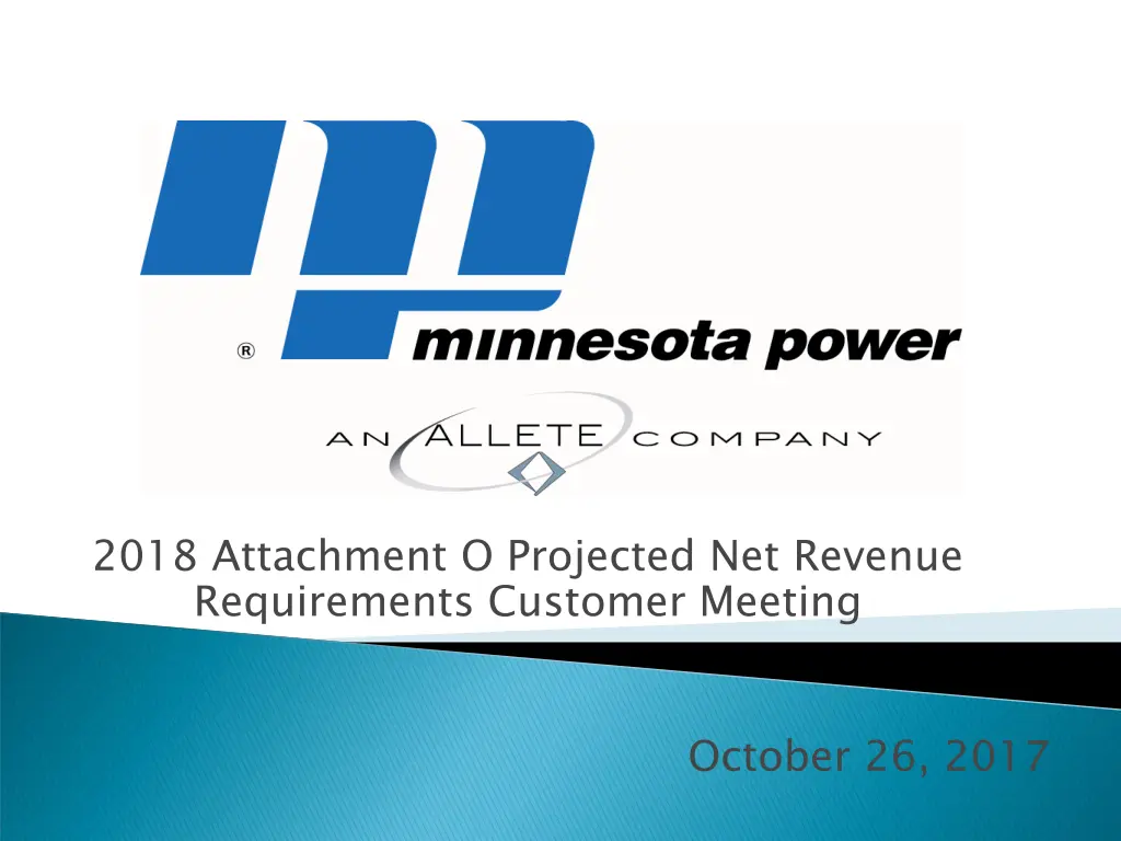 2018 attachment o projected net revenue n.w
