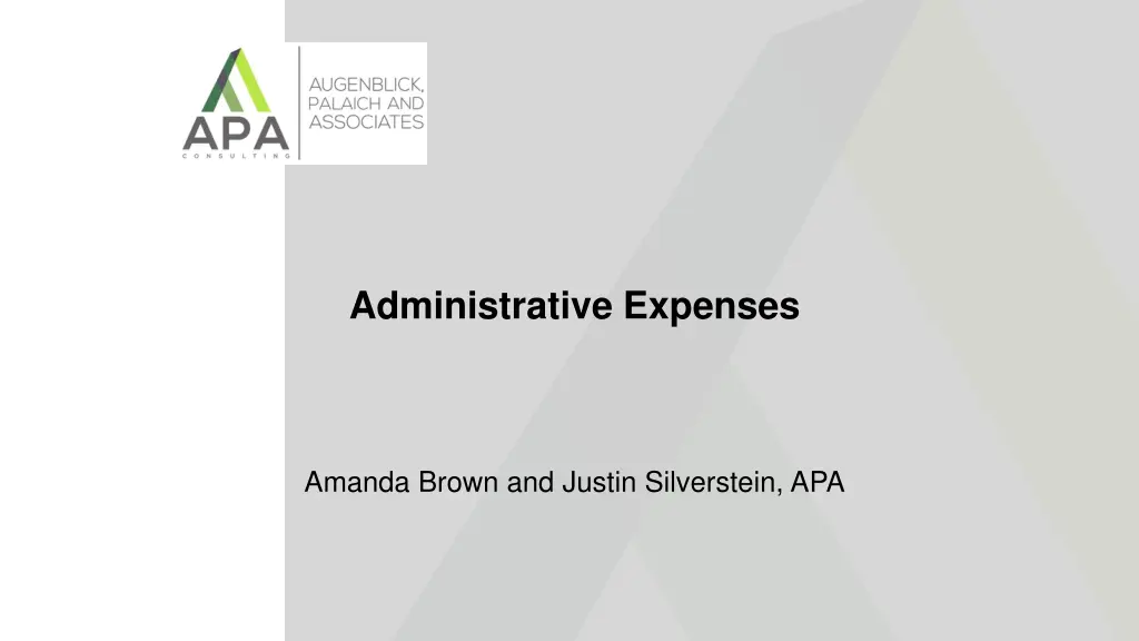 administrative expenses n.w