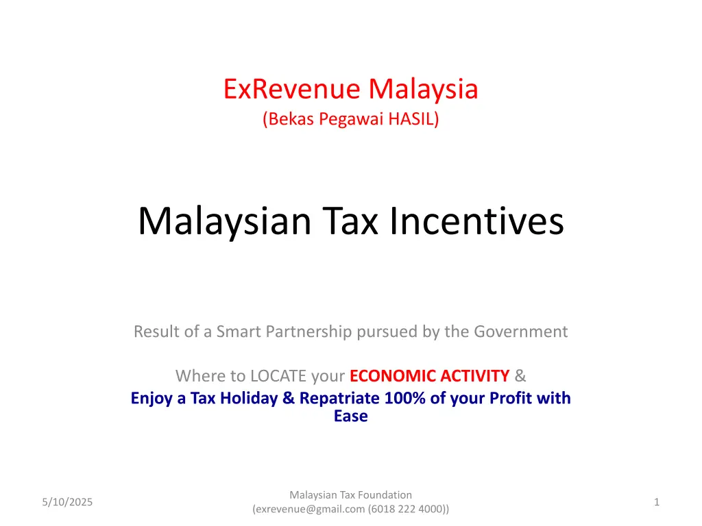 exrevenue malaysia bekas pegawai hasil n.w
