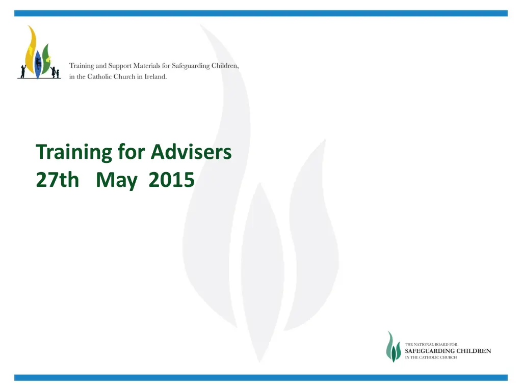 training for advisers 27th may 2015 n.w