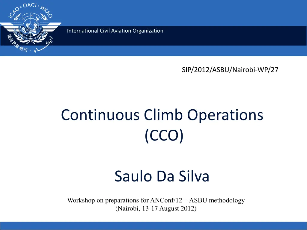 international civil aviation organization n.w