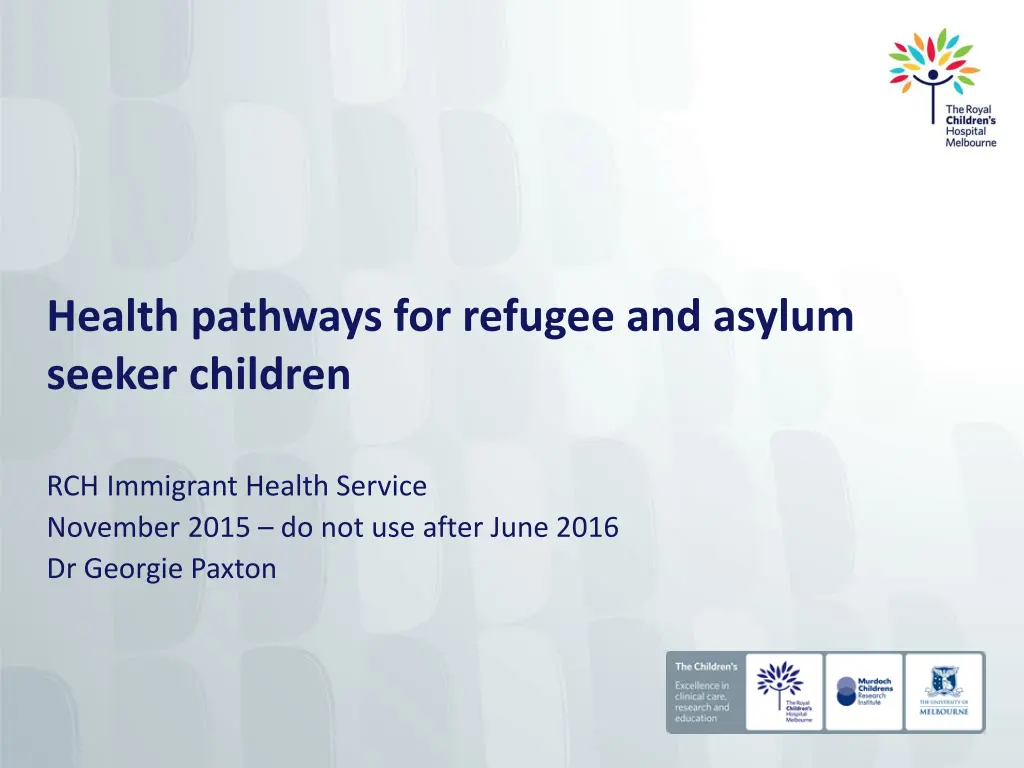 health pathways for refugee and asylum seeker n.w