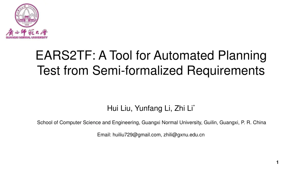 ears2tf a tool for automated planning test from n.w