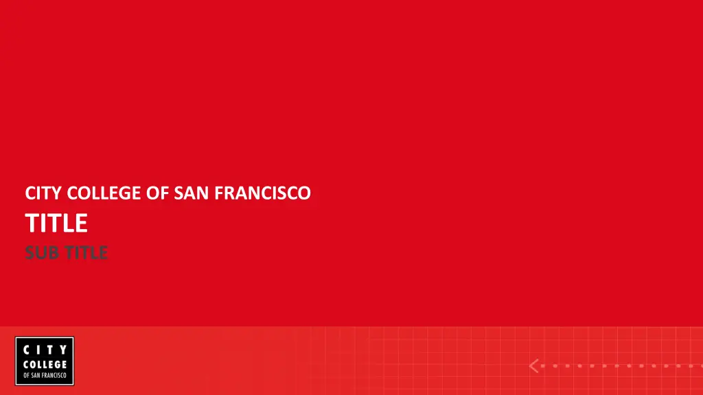 city college of san francisco title sub title n.w