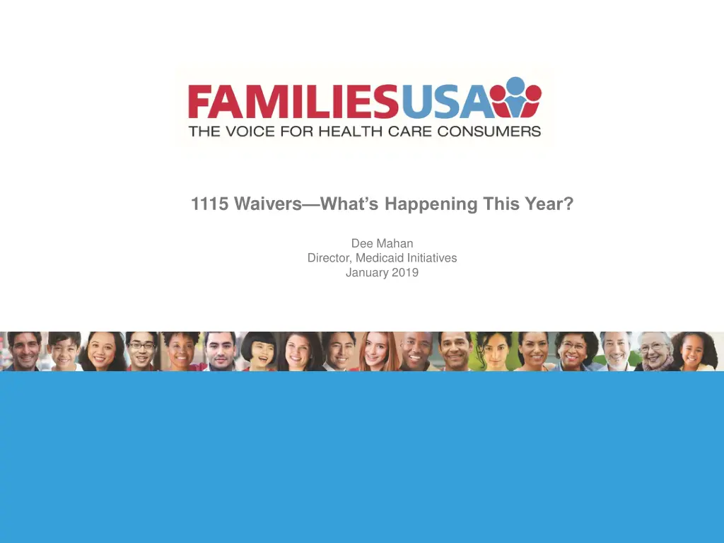 1115 waivers what s happening this year n.w