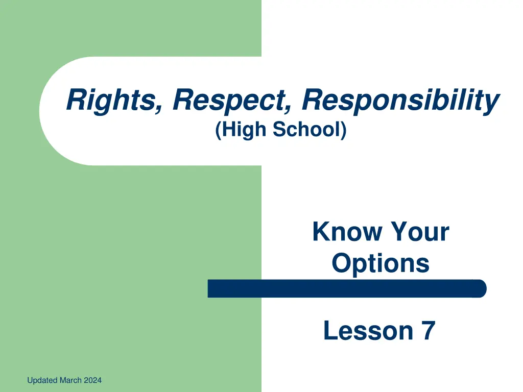 rights respect responsibility high school n.w