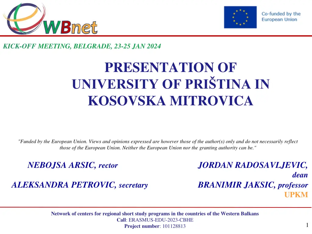 kick off meeting belgrade 23 25 jan 2024 n.w