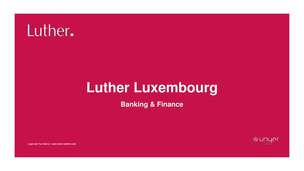 luther luxembourg n.w