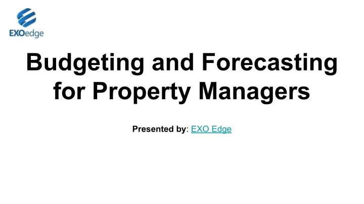 budgeting and forecasting for property managers n.w