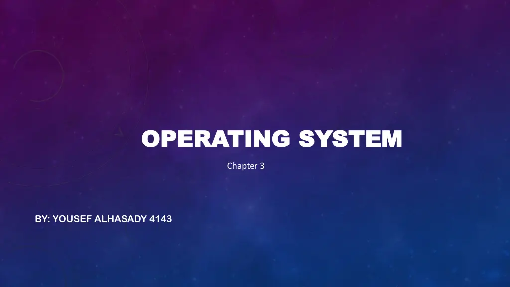 operating system operating system n.w