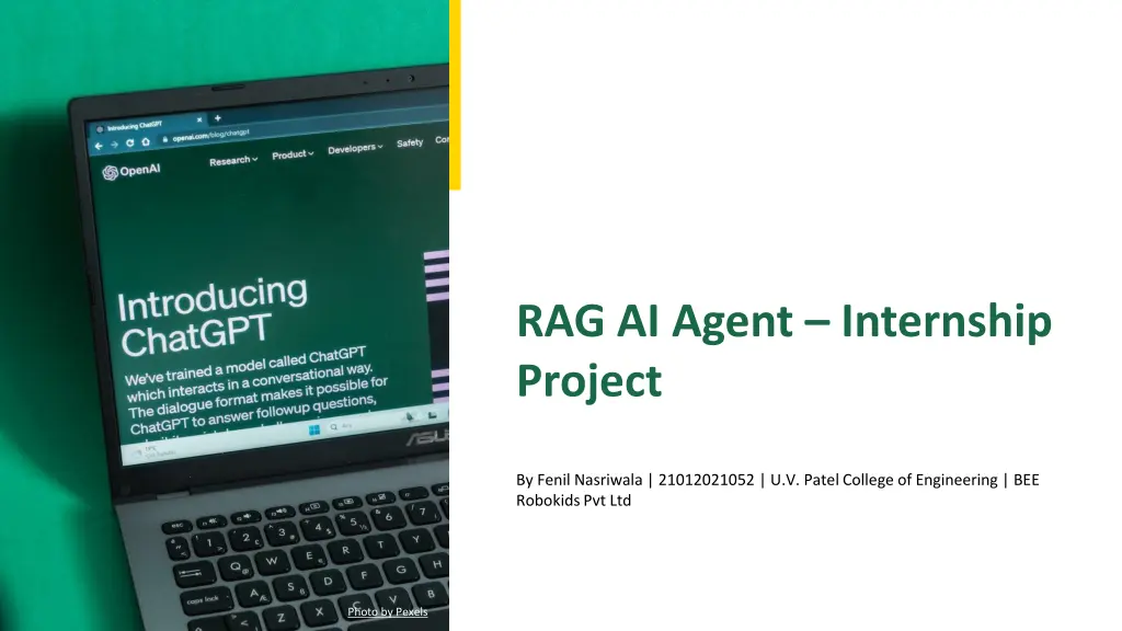 rag ai agent internship project n.w