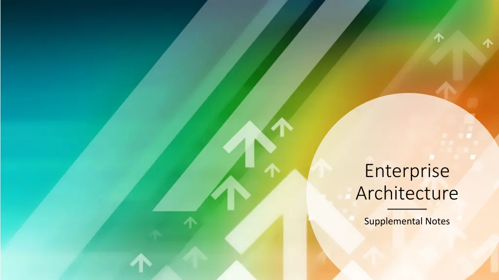 enterprise architecture n.w