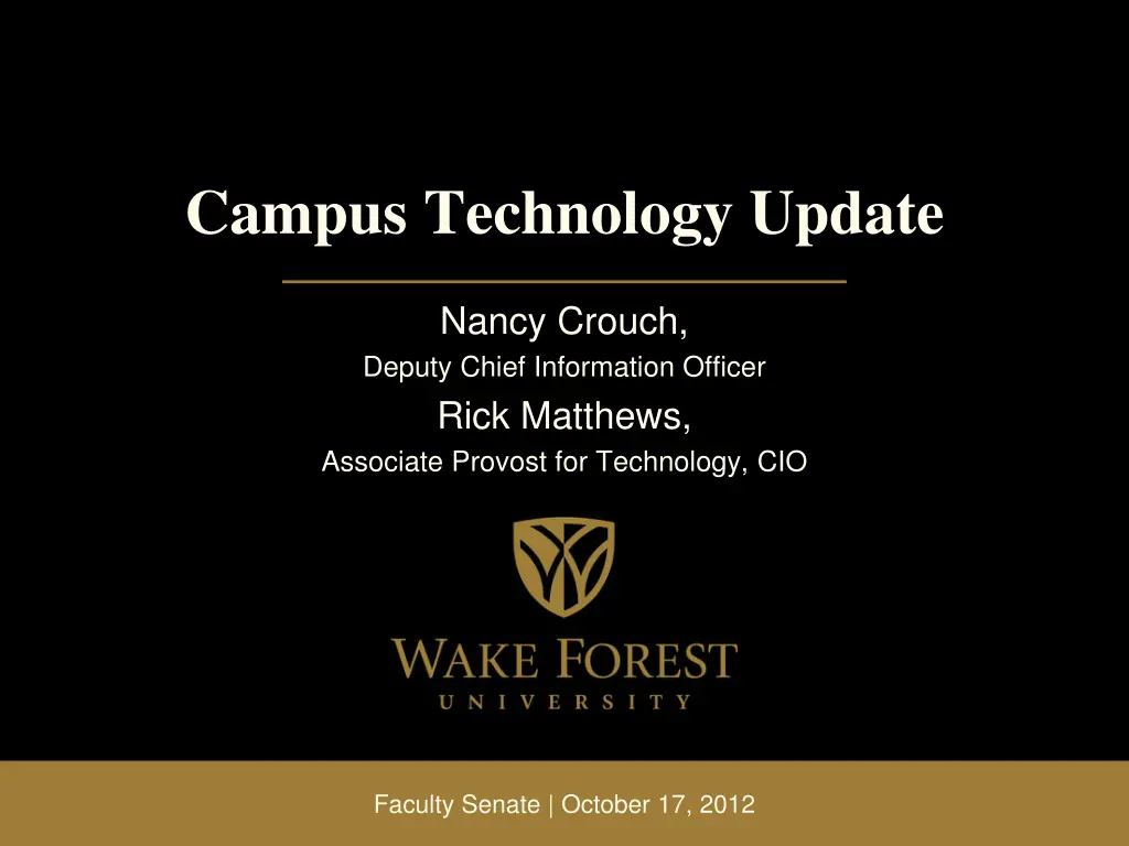 campus technology update n.w