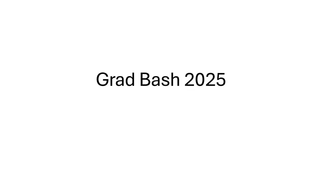 grad bash 2025 n.w