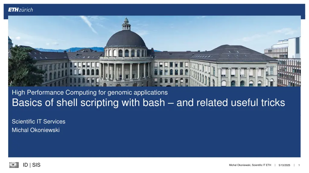 high performance computing for genomic n.w
