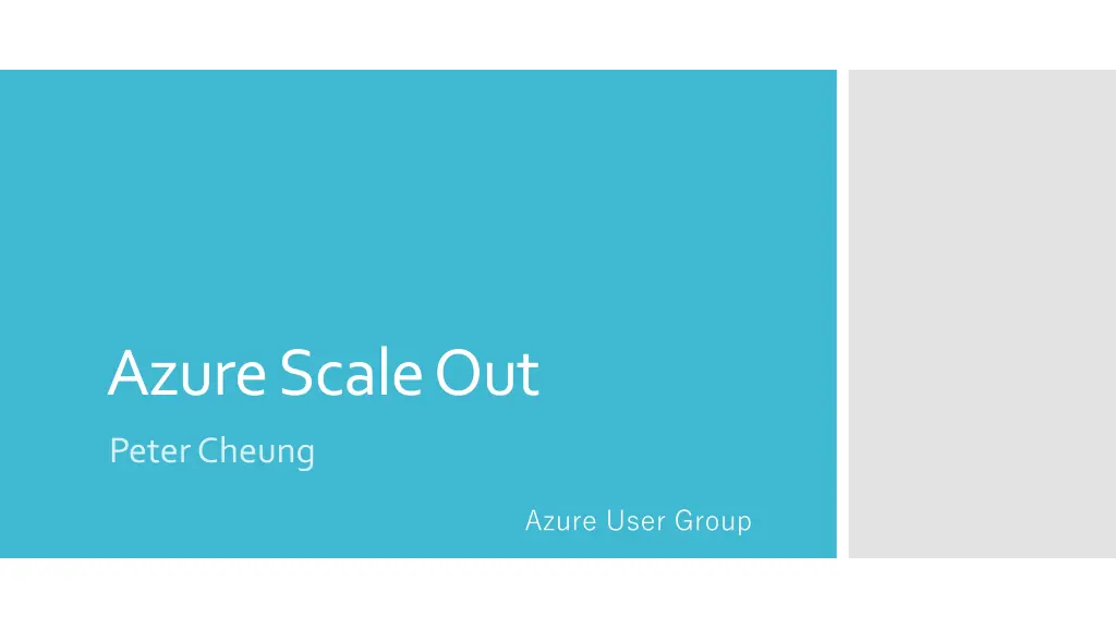 azure scale out n.w