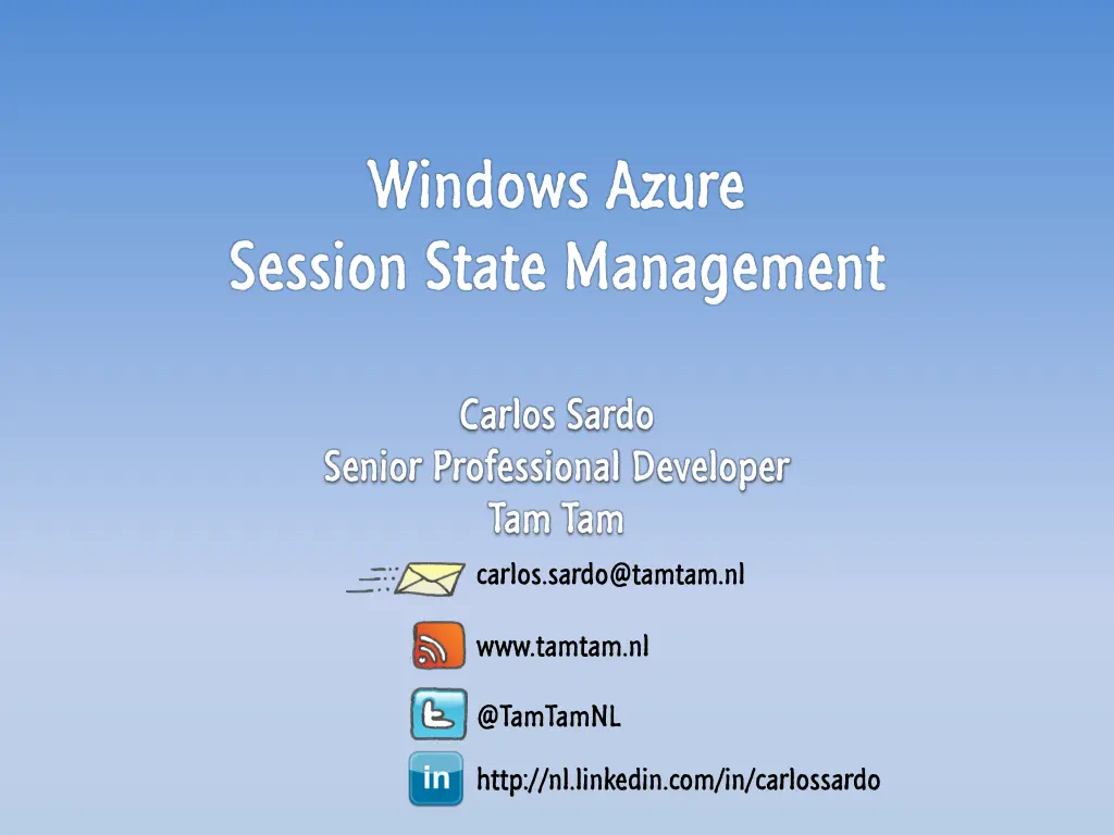 windows azure session state management n.w