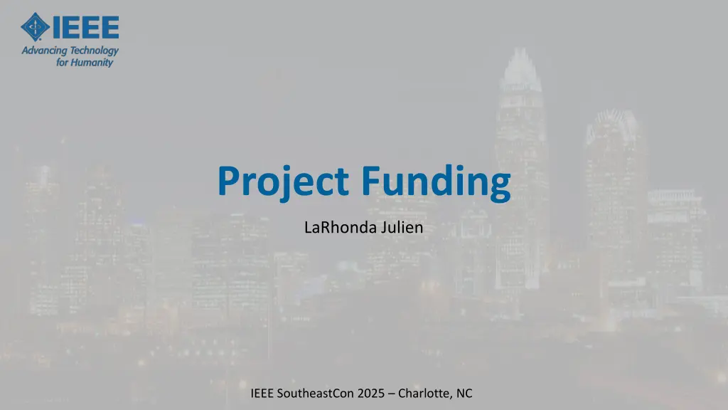 project funding n.w