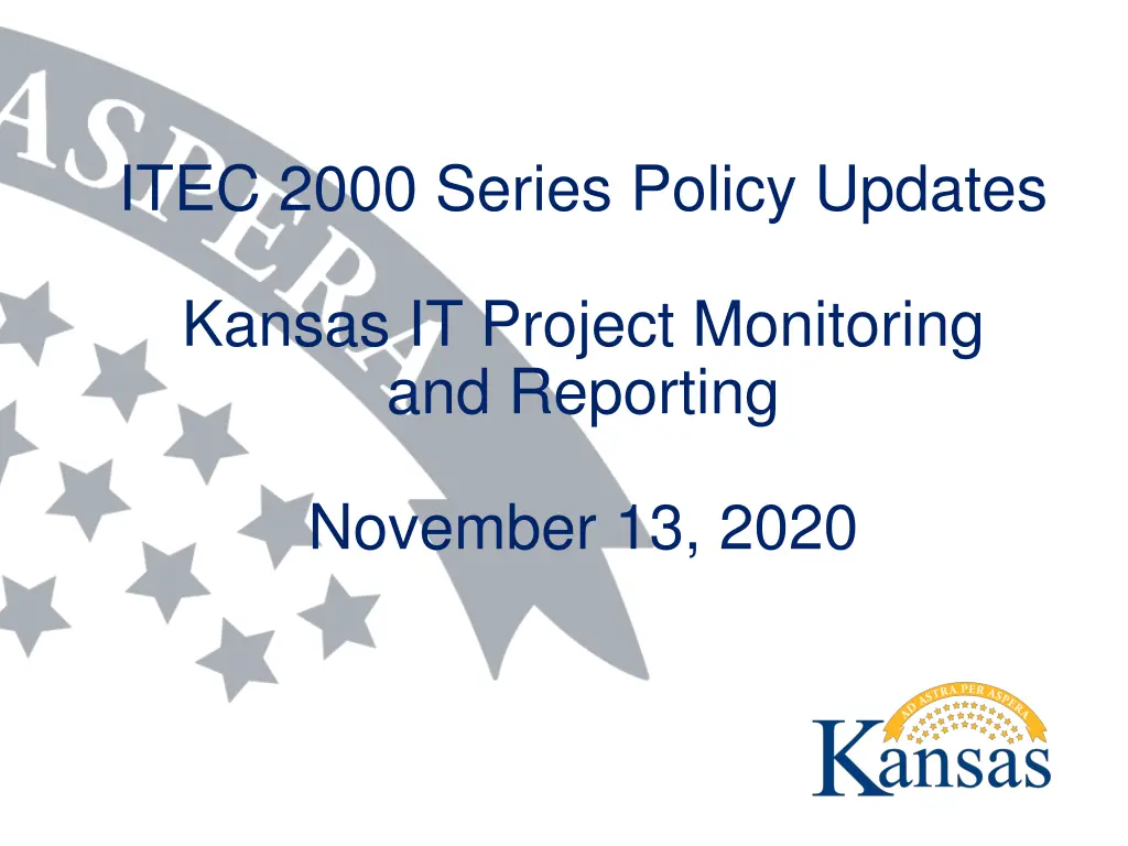 itec 2000 series policy updates n.w
