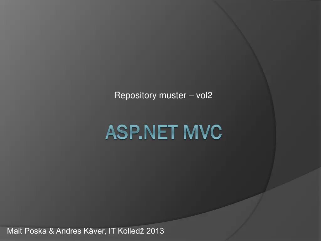 repository muster vol2 n.w