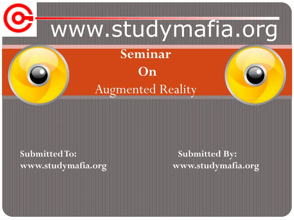 www studymafia org seminar on augmented reality n.w