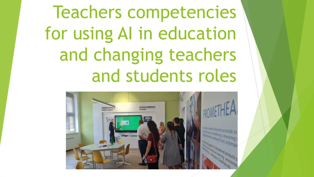 teachers competencies for using ai in education n.w