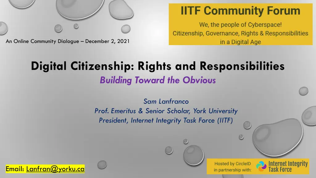 an online community dialogue december 2 2021 n.w