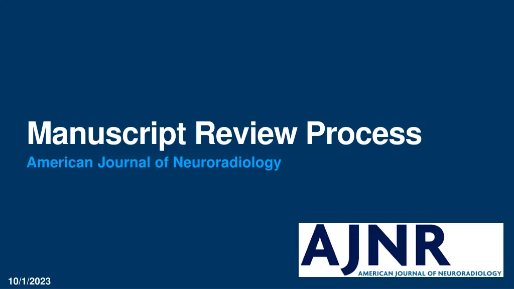 manuscript review process american journal n.w