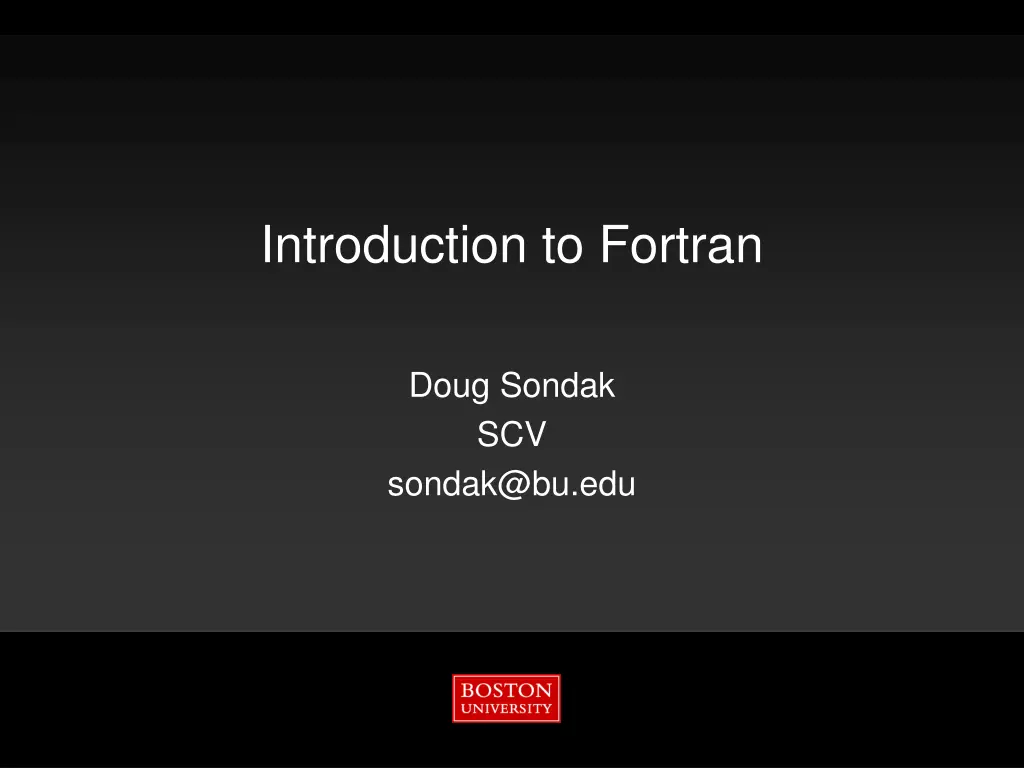 introduction to fortran n.w
