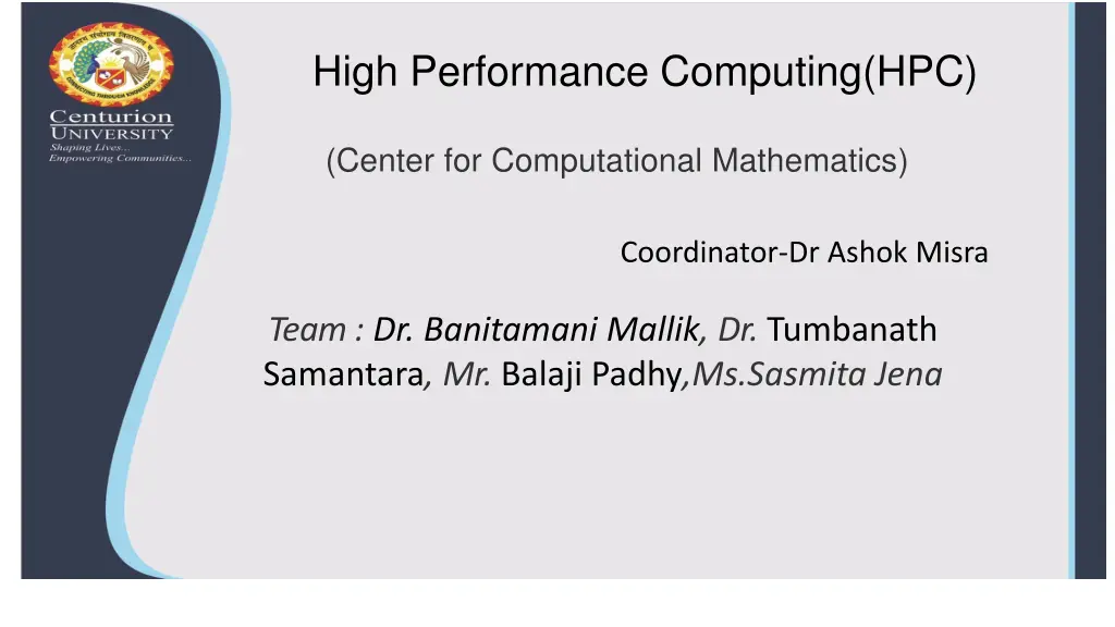 high performance computing hpc n.w