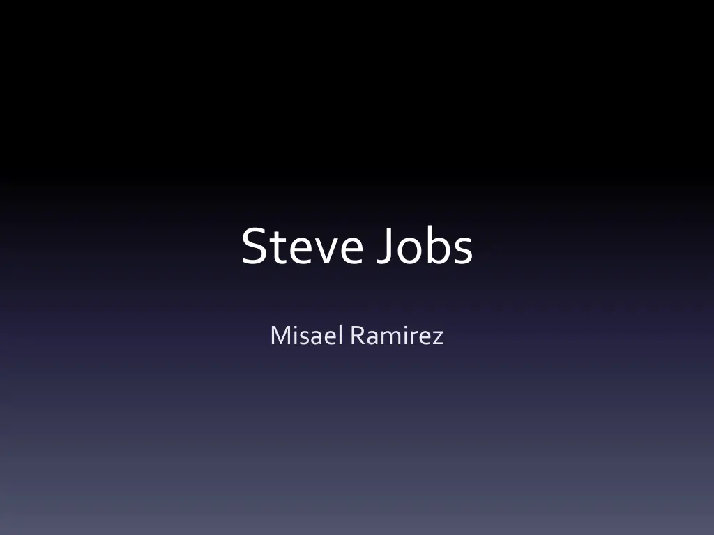 steve jobs n.w