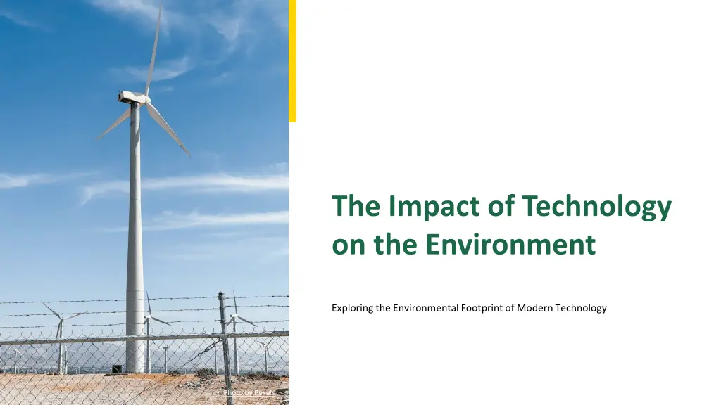 the impact of technology on the environment n.w